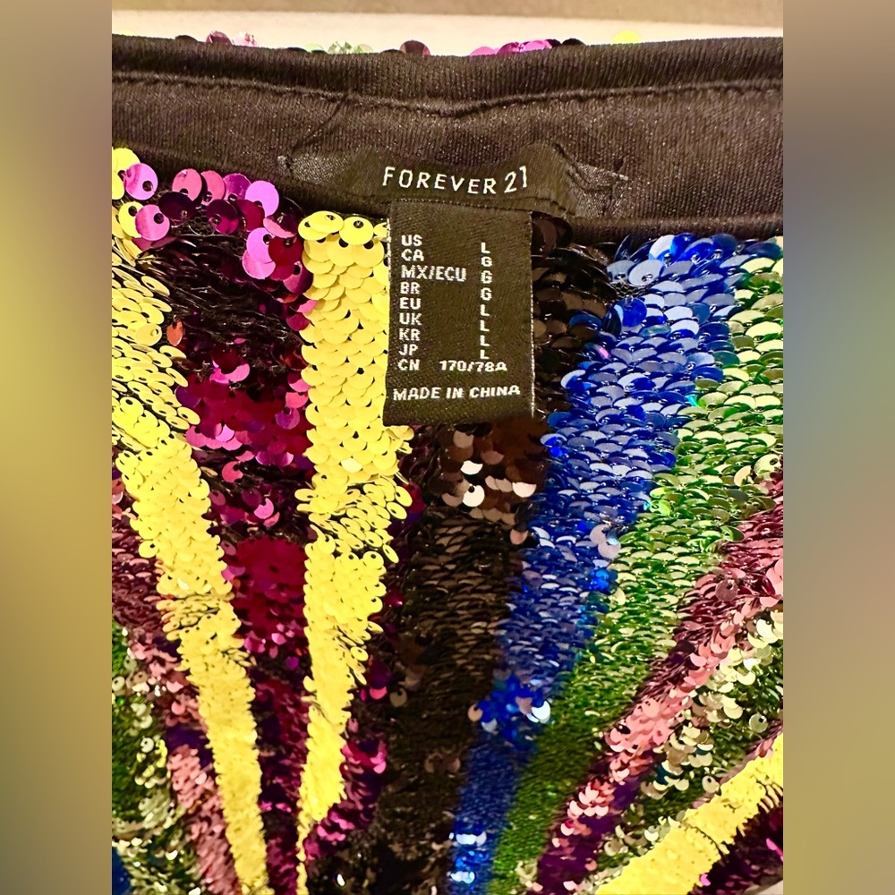 Strut Your Game In Sequins Forever 21 Sequin Stri… - image 3